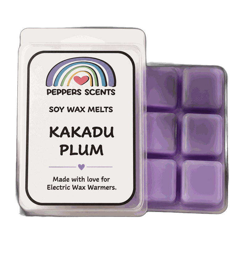 Kakadu Plum soy wax melts in a clamshell pack.